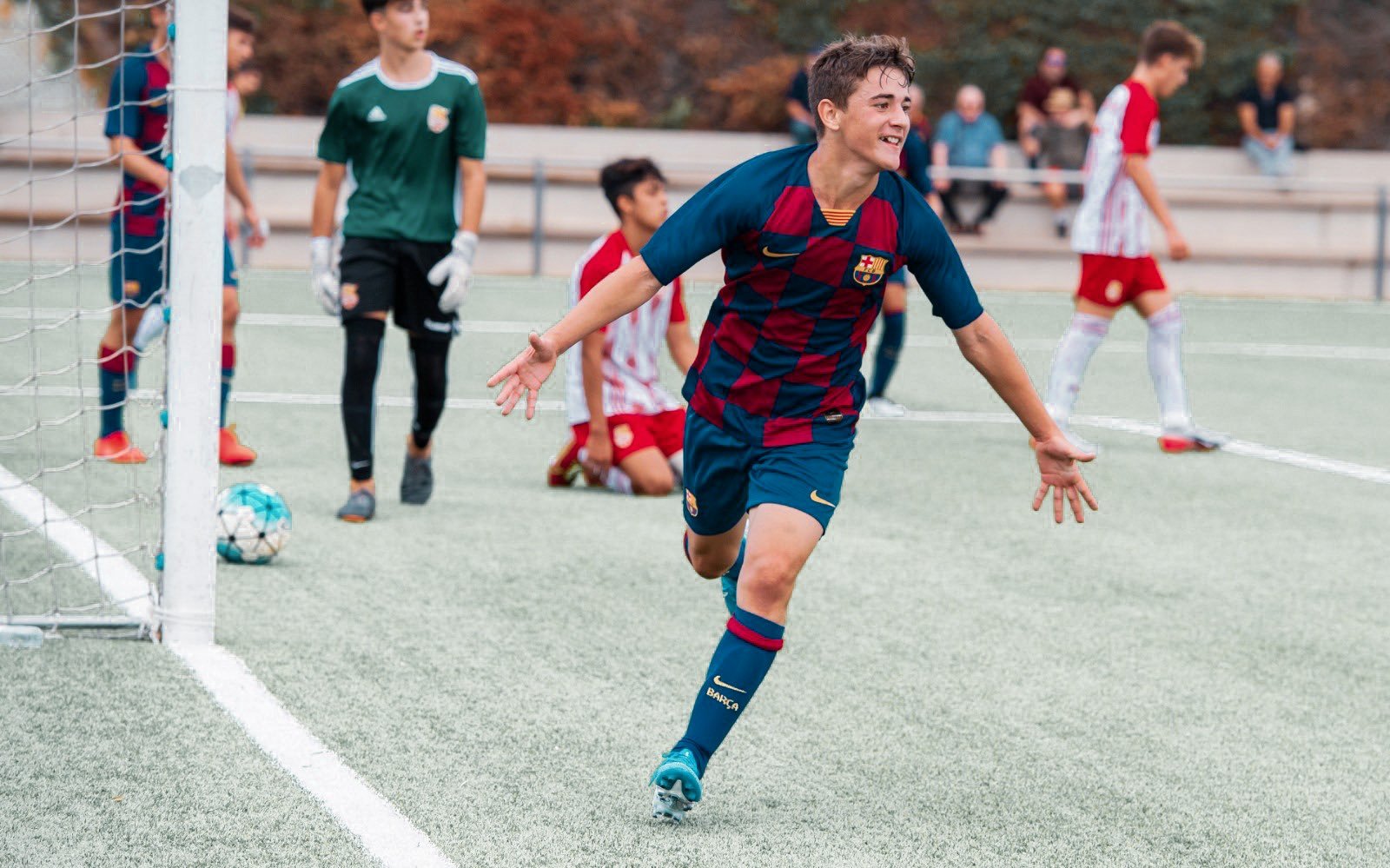 Gavi progressing through La Masia youth teams
